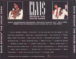 The King Elvis Presley, Import, 2001, Bringin' The House Down [Second pressing]